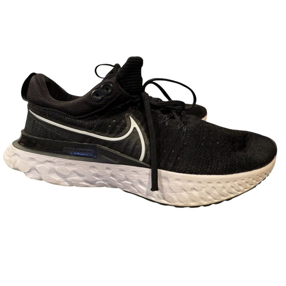 Nike React Infinity Run Flyknit 2 Running Shoes – Women’s Size 9.5 – Black Gray